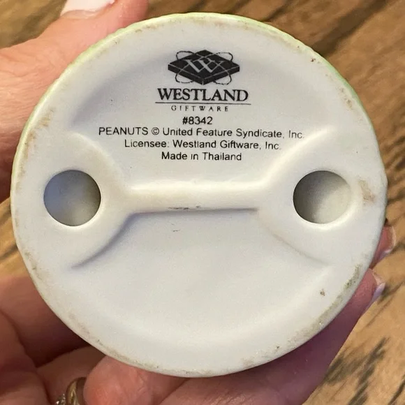 Westland 8342 Giftware Peanuts Figurine Schroder Playing Bassball - Picture 6 of 6